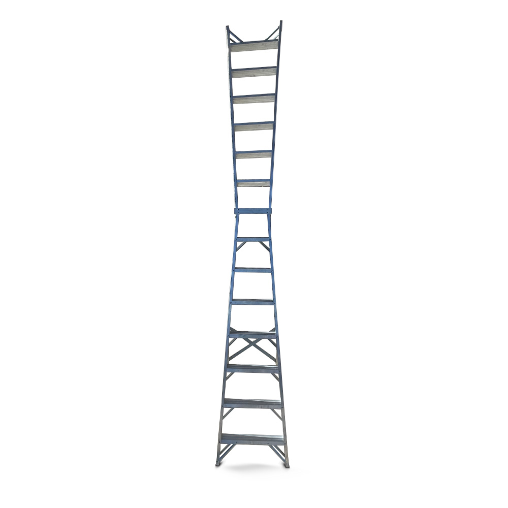 STADPL-8 - 150kg Industrial 2.4-4.5m Aluminium Dual Purpose Ladder